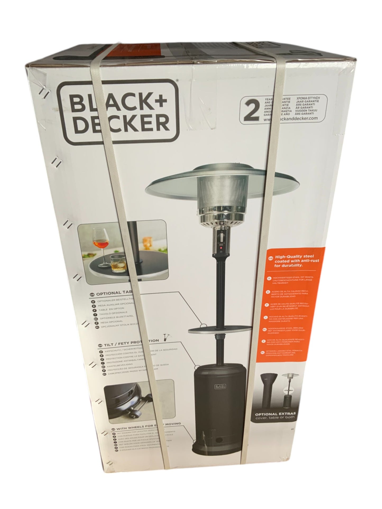 Pack de 3 Aquecedores a Gás Black+Decker 13 kW